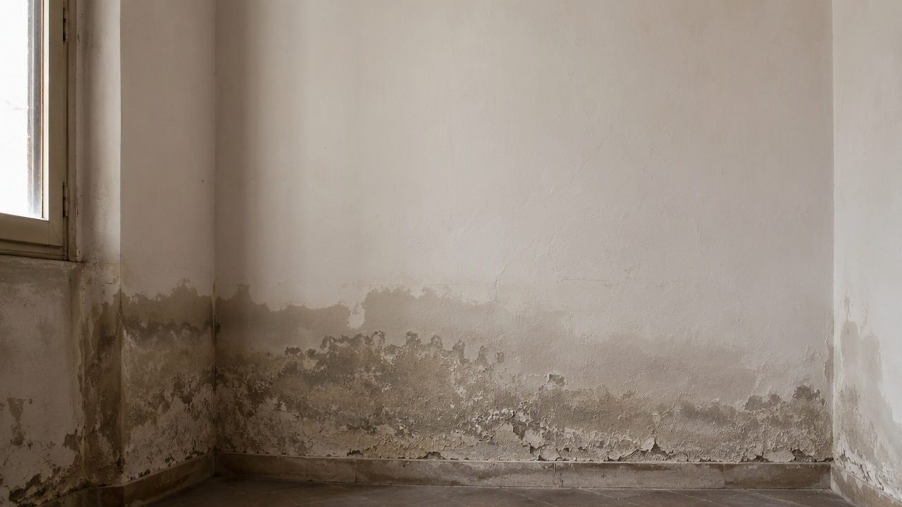 Umidità nascosta dietro l'intonaco